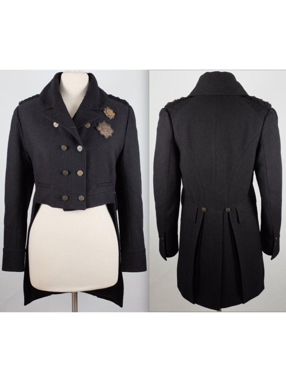 Ralph Lauren Jacket Purple Label sz 10 tailcoat jacket Collection embroidered